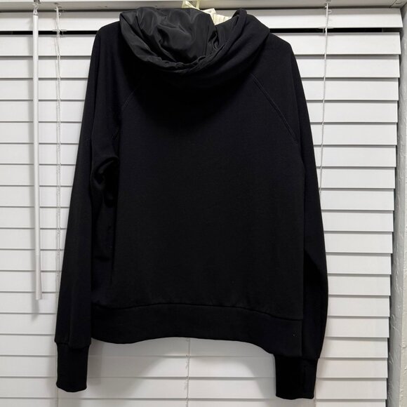 Bebe Sport Women's black long sleeve pullover hoodie; Size 1X - Picture 2 of 7